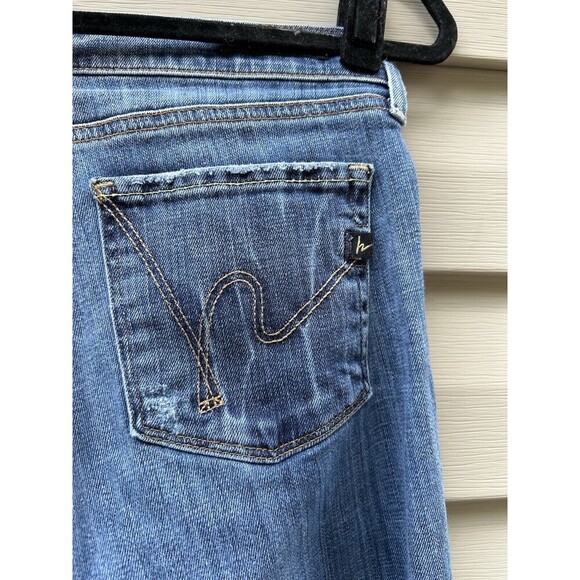 VTG Citizens of Humanity Jeans Womens 29 Amber Stretch High Rise Bootcut Dark - Picture 4 of 12